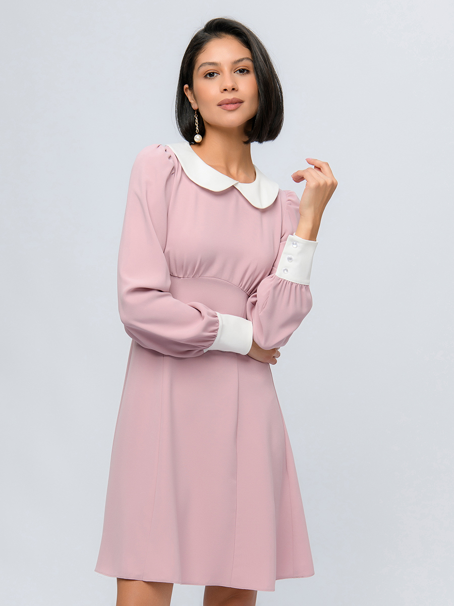 

Платье женское 1001dress 102969 розовое 46 RU, Розовый, 102969