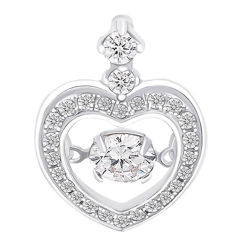 

Подвеска из серебра с фианитом 585Gold 703003730, 703003730