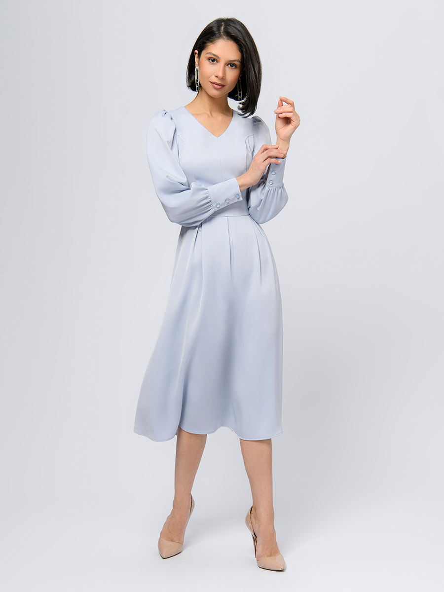 

Платье женское 1001dress 103117 голубое 52 RU, Голубой, 103117