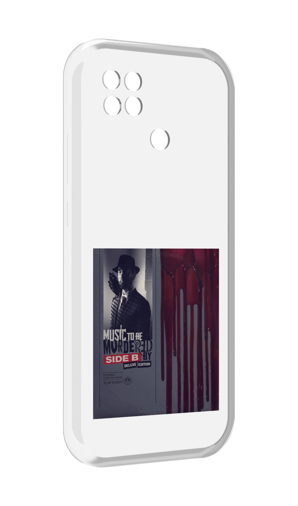 

Чехол MyPads Eminem MUSIC TO BE MURDERED BY для Xiaomi Poco C40, Прозрачный, Tocco