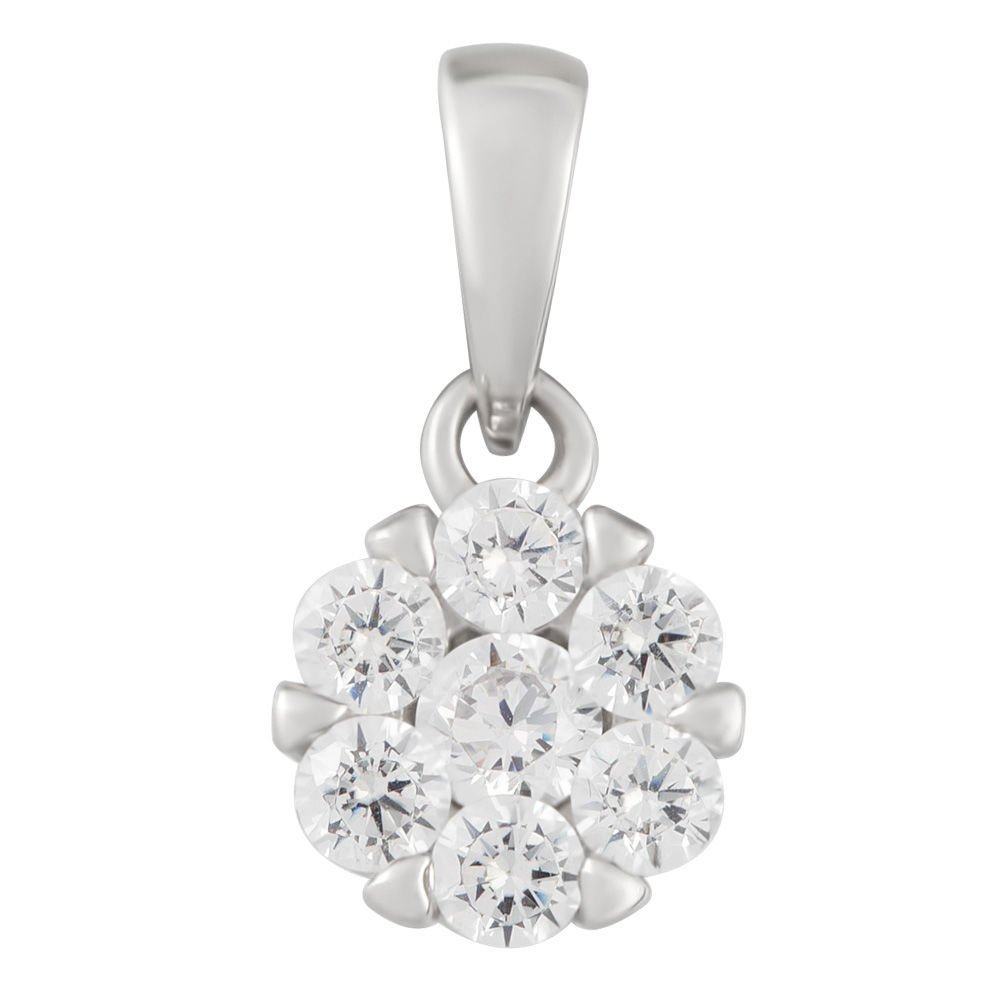 

Кулон из серебра 585Gold 703003727, фианит, 703003727