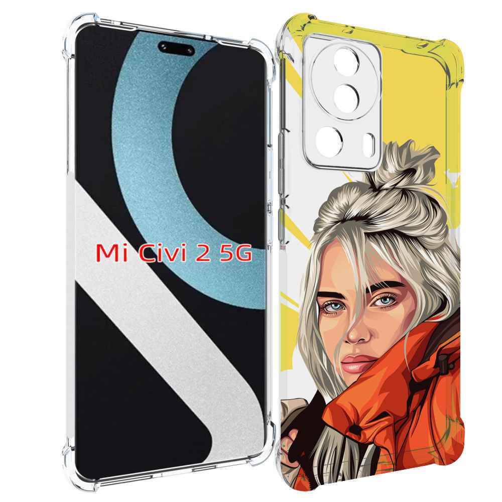 

Чехол MyPads билли-айлиш-в-куртке для Xiaomi Civi 2, Прозрачный, Tocco