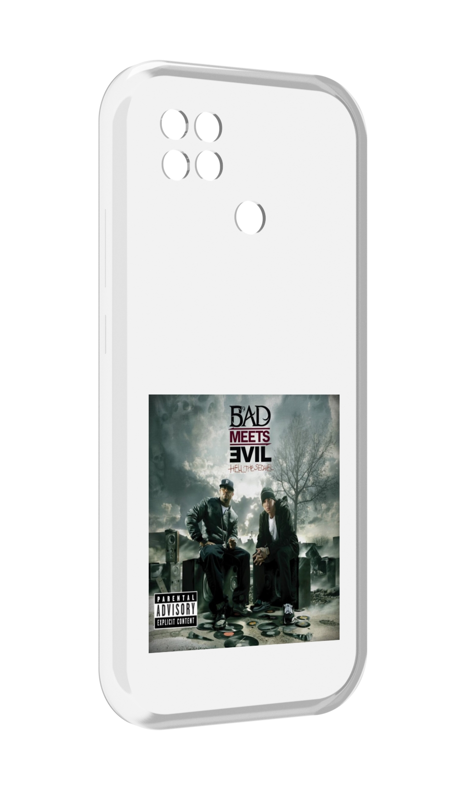 

Чехол MyPads Eminem BAD MEETS EVIL – HELL THE SEQUEL для Xiaomi Poco C40, Прозрачный, Tocco