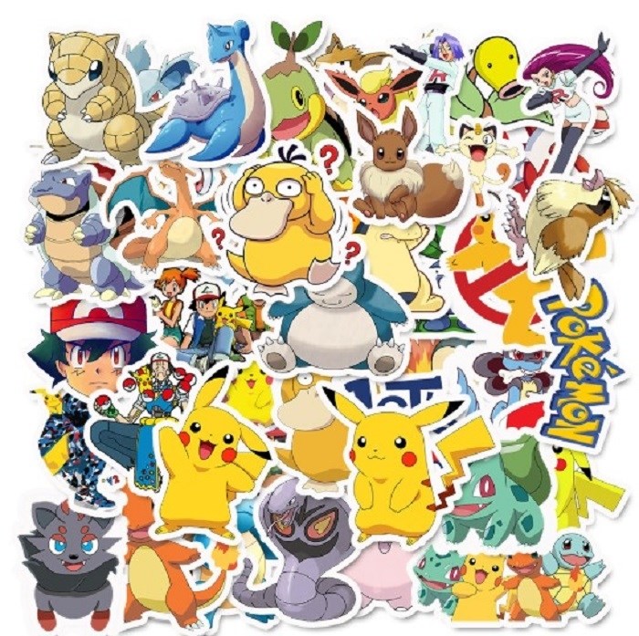 

Набор наклеек Покемоны (Pokemon) 50 шт