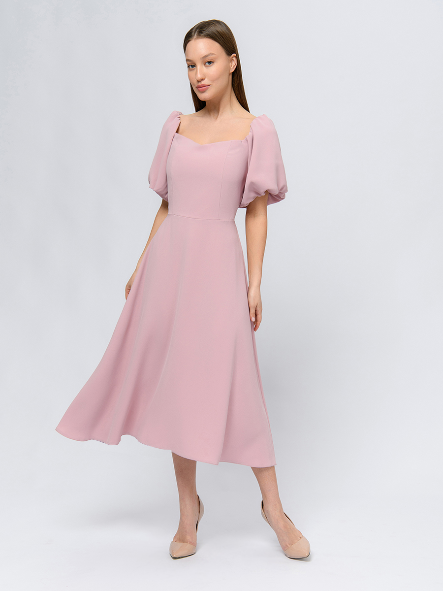 

Платье женское 1001dress 102783 розовое 48 RU, Розовый, 102783