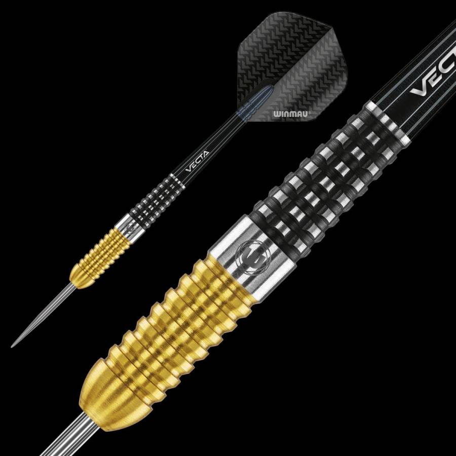 Дротики для дартс Winmau steeltip 3 шт. золотистый/чёрный 1452.22