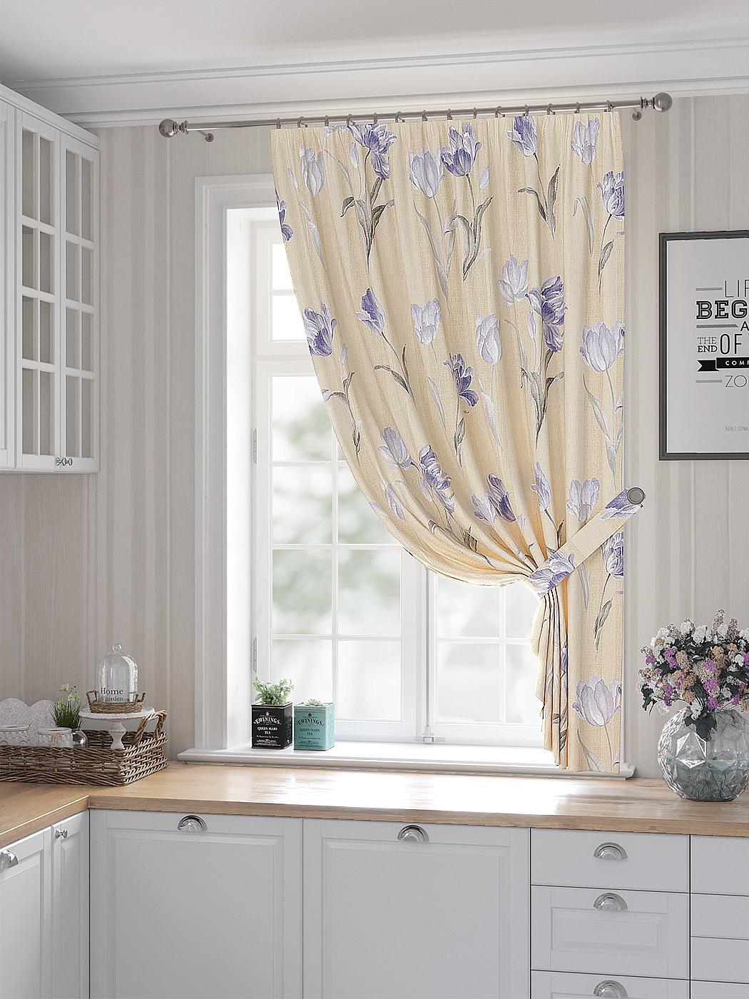 

Комплекты штор AT HOME Тилемнис высота 180 см, ширина 150 см, Бежевый, 530262