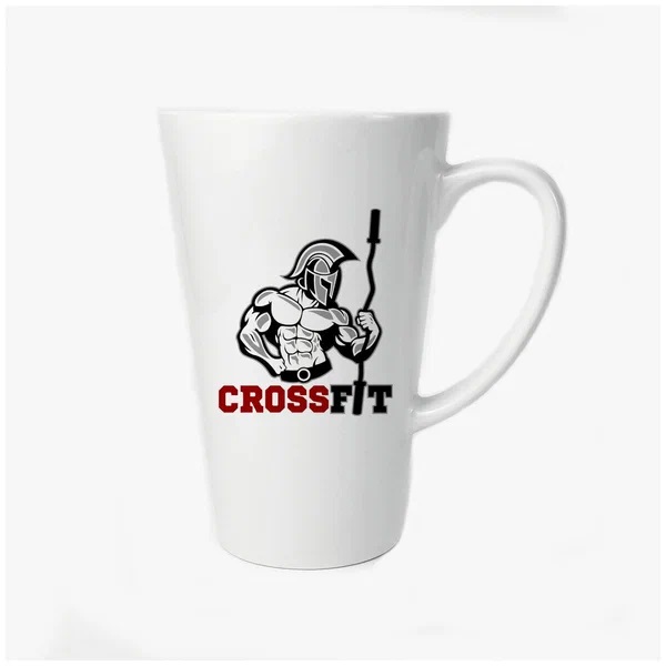 

Большая конусная кружка CoolPodarok Crossfit (Кроссфит)
