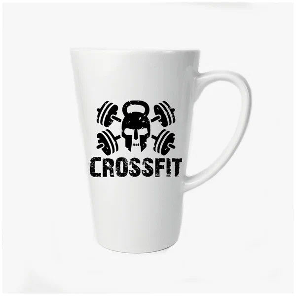 

Большая конусная кружка CoolPodarok Crossfit (Кроссфит)