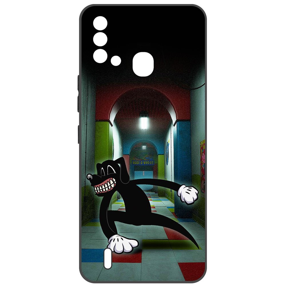 

Чехол-накладка Софт Хаги Ваги - Картун Дог для Itel Vision 2S, Черный