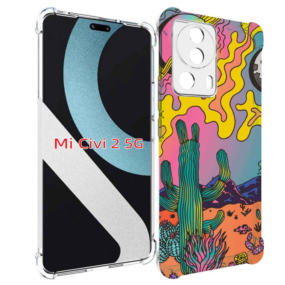 

Чехол MyPads акварельные рисунки для Xiaomi Civi 2, Прозрачный, Tocco