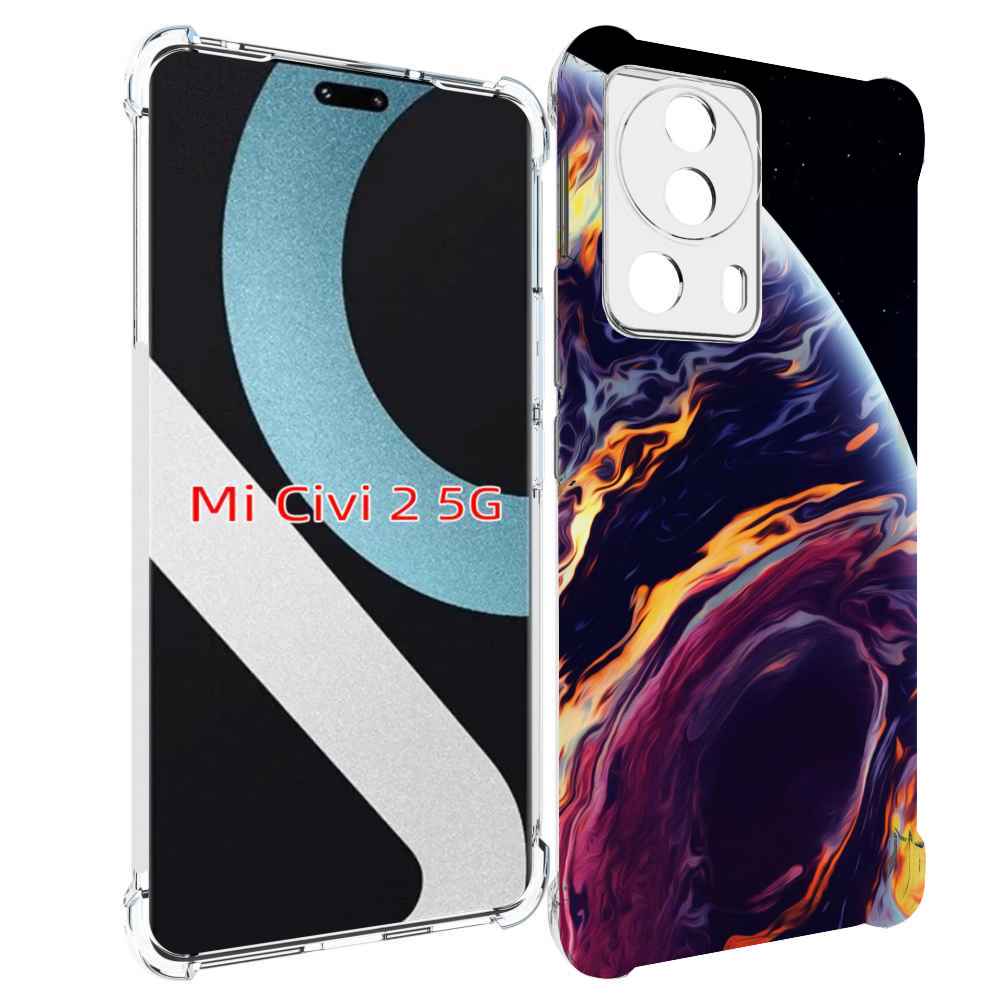 

Чехол MyPads акварельная планета для Xiaomi Civi 2, Прозрачный, Tocco
