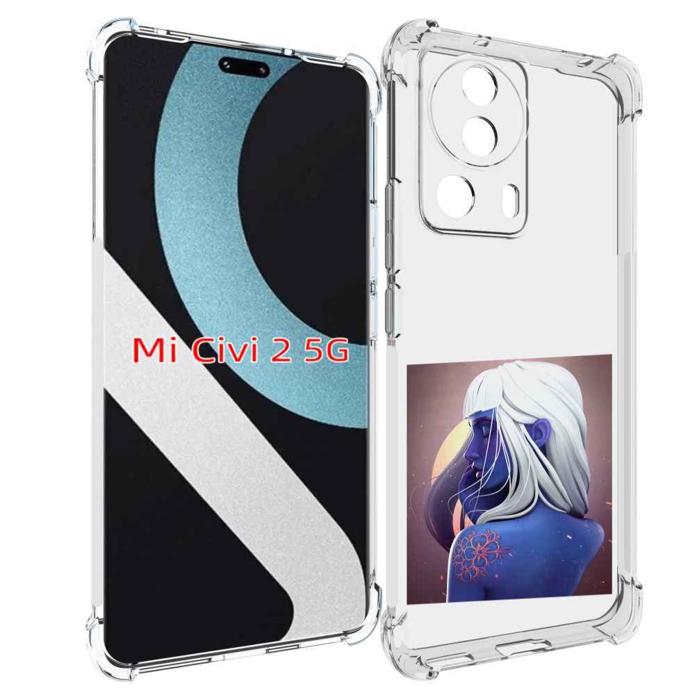 

Чехол MyPads аватар-с-цветком для Xiaomi Civi 2, Прозрачный, Tocco