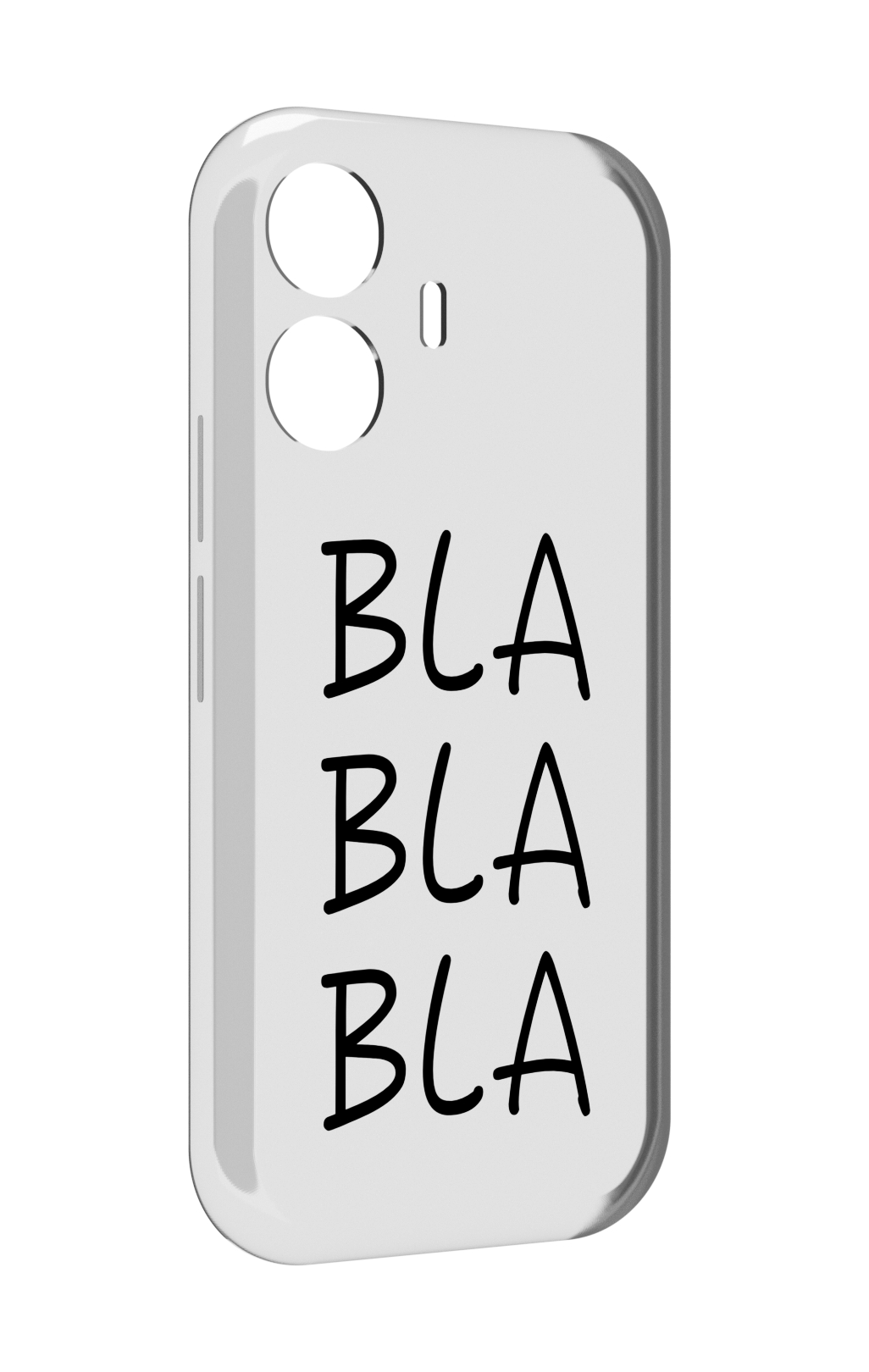 

Чехол MyPads Bla-Bla для Vivo Y77E / Vivo iQOO Z6 Lite, Прозрачный, Tocco