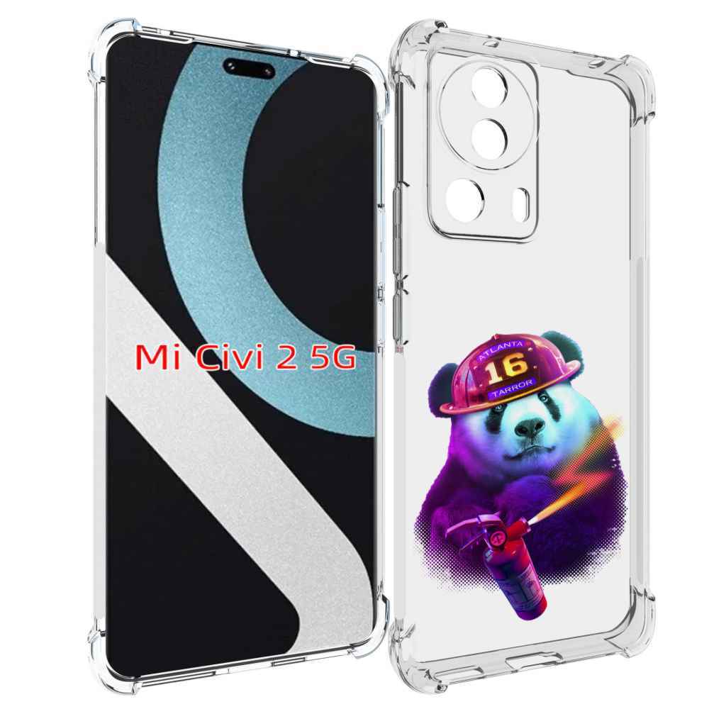 

Чехол MyPads Яркая панда детский для Xiaomi Civi 2, Прозрачный, Tocco