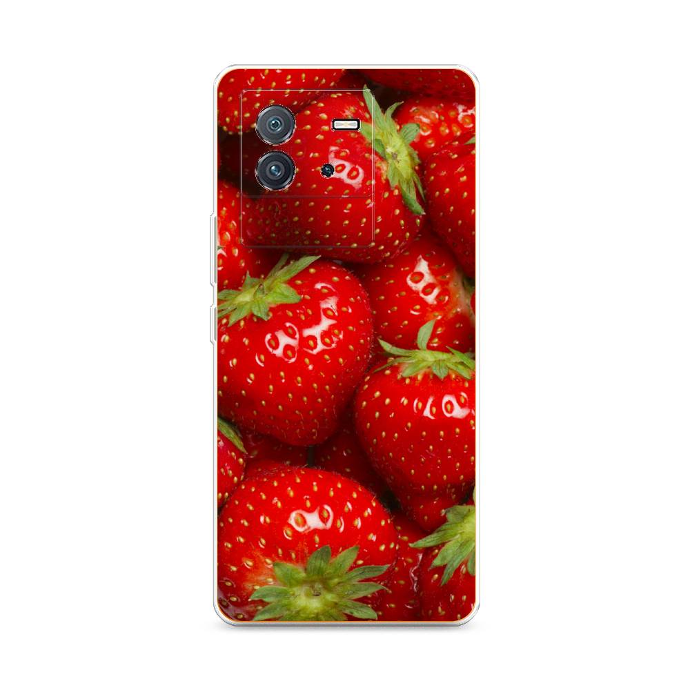 

Чехол Awog на Vivo iQOO Neo6 "Клубника", Разноцветный, 266850-10