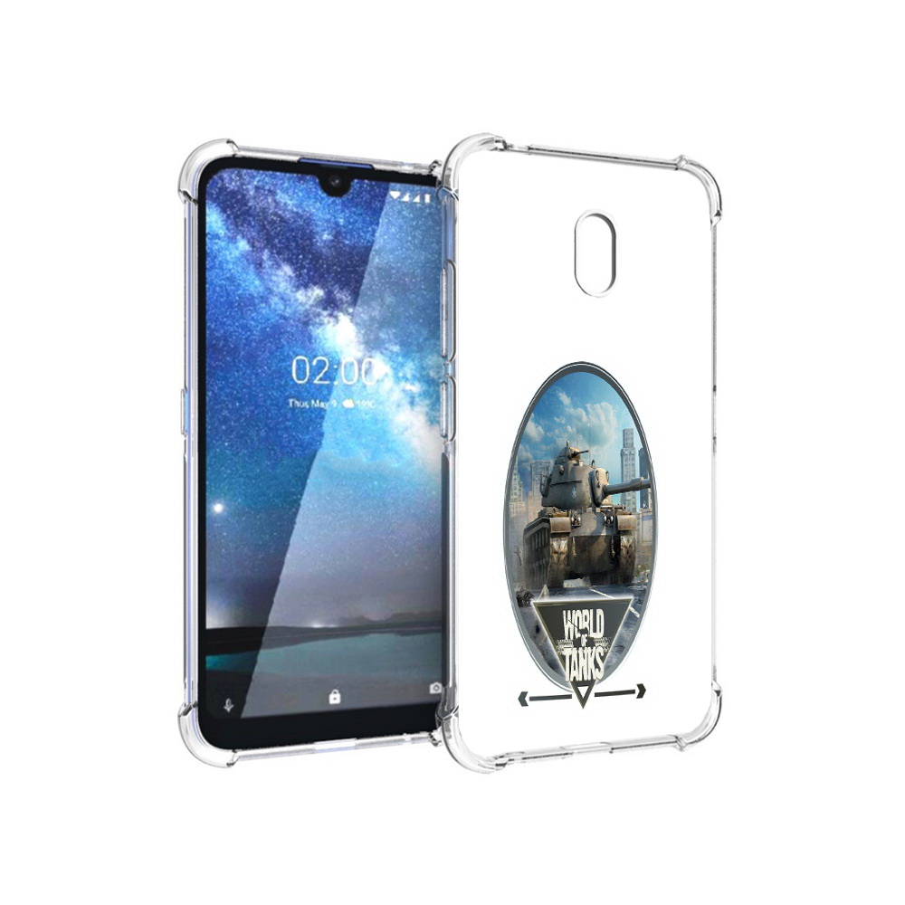 

Чехол MyPads Tocco для Nokia 2.2 игра с танками (PT134721.103.375), Прозрачный, Tocco