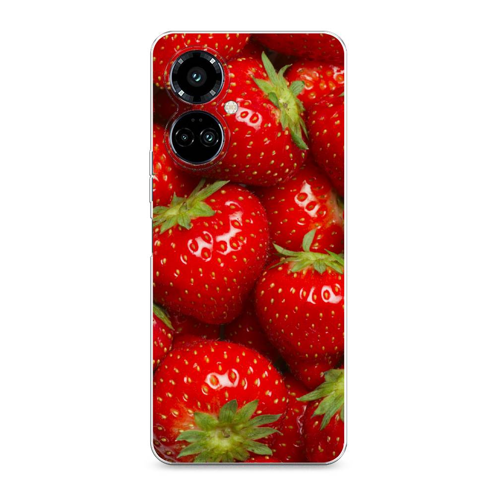 

Силиконовый чехол "Клубника" на Tecno Camon 19 Pro, Клубника