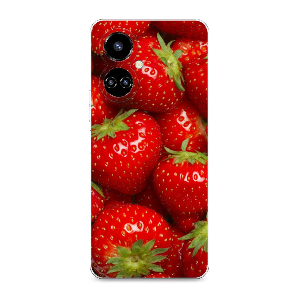 

Чехол Awog на Tecno Camon 19/19 Pro 4G "Клубника", Разноцветный, 301650-10