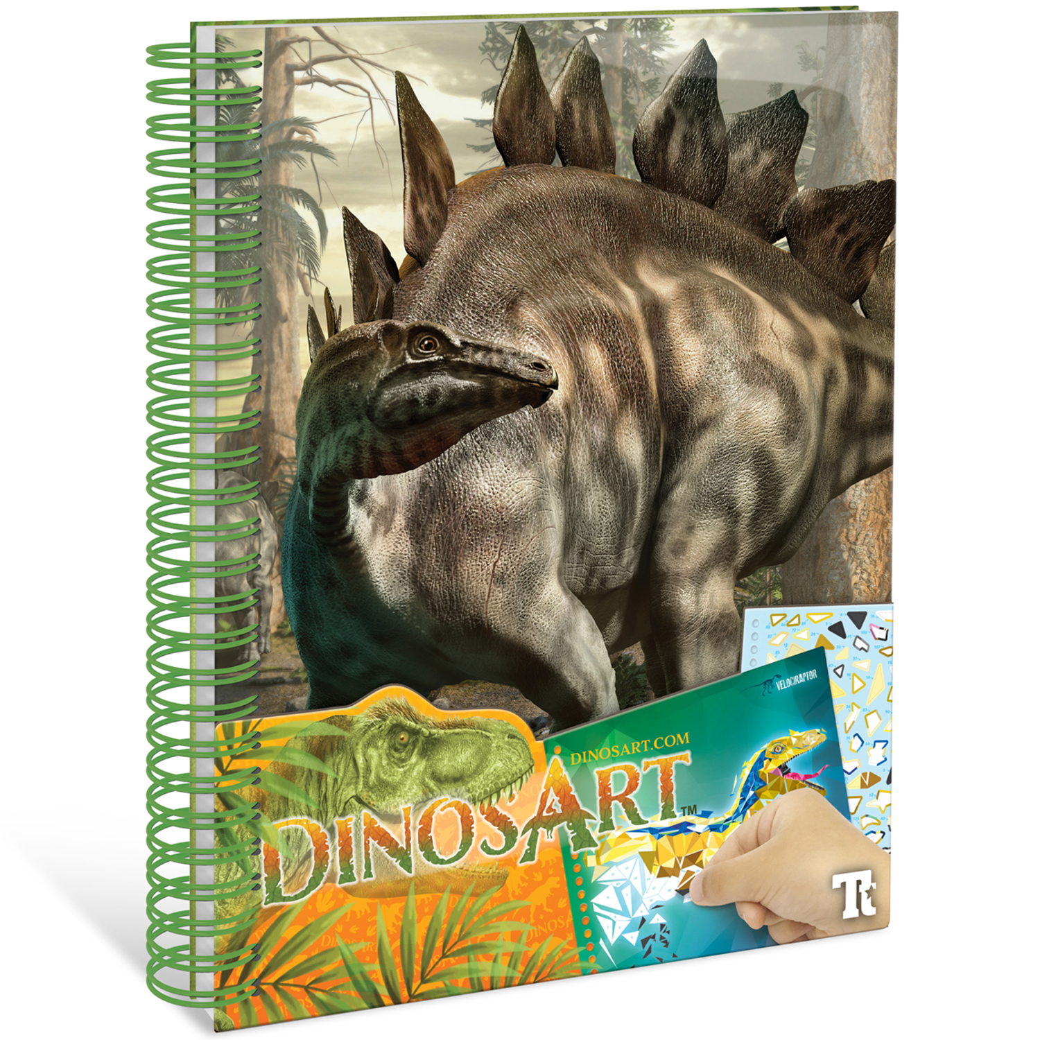 

Набор аппликаций DinosArt Наклейки но номерам, 15202_NSDA, 26 см