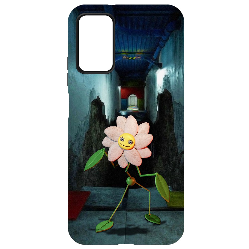 

Чехол-накладка Софт Хаги Ваги - Дейзи для Xiaomi Redmi 9T, Черный