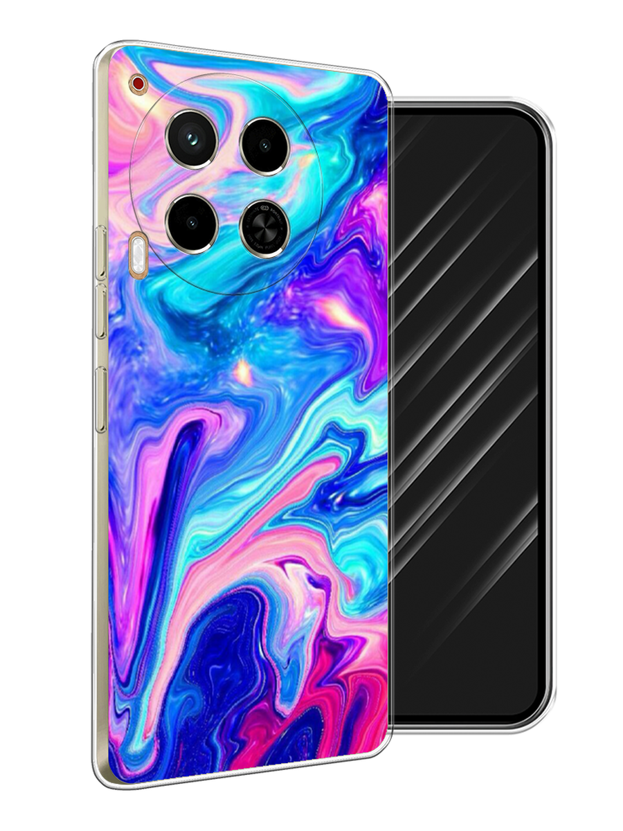 

Чехол Awog на Tecno Camon 30 4G "Потеки краски", Розовый, 305650-1