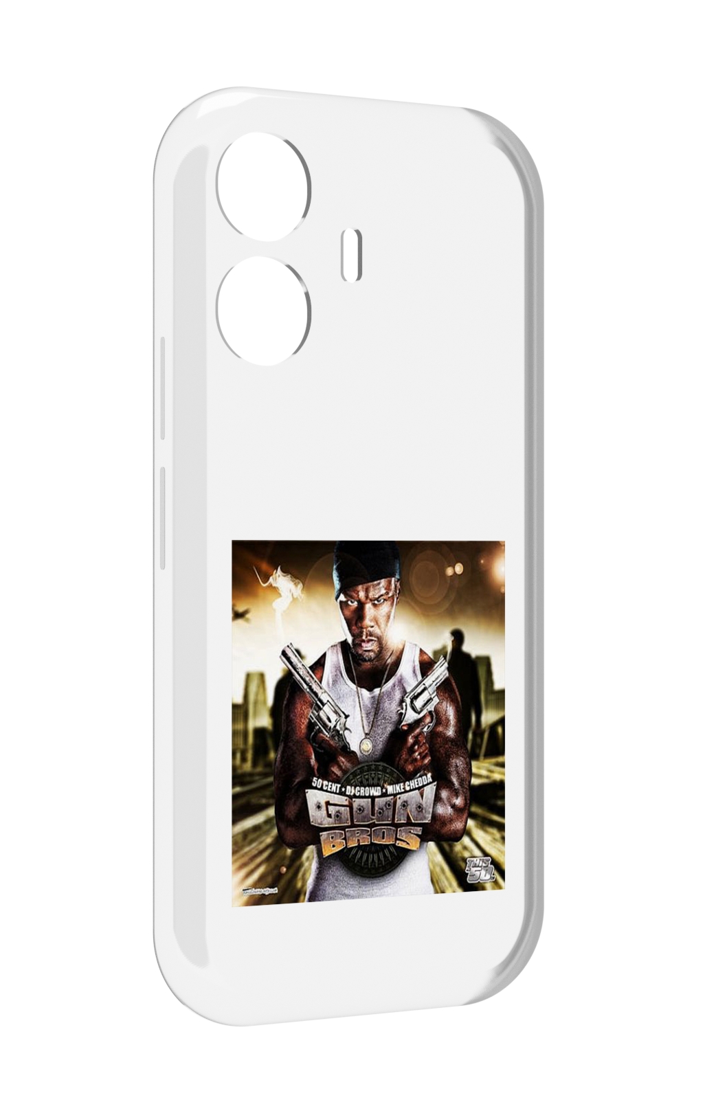

Чехол MyPads 50 Cent - Gun Bros для Vivo Y77E / Vivo iQOO Z6 Lite, Прозрачный, Tocco