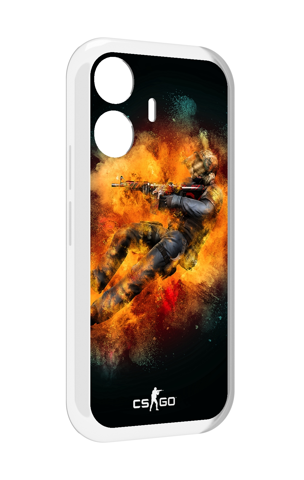 

Чехол MyPads CS-go Контр-террорист для Vivo Y77E / Vivo iQOO Z6 Lite, Прозрачный, Tocco