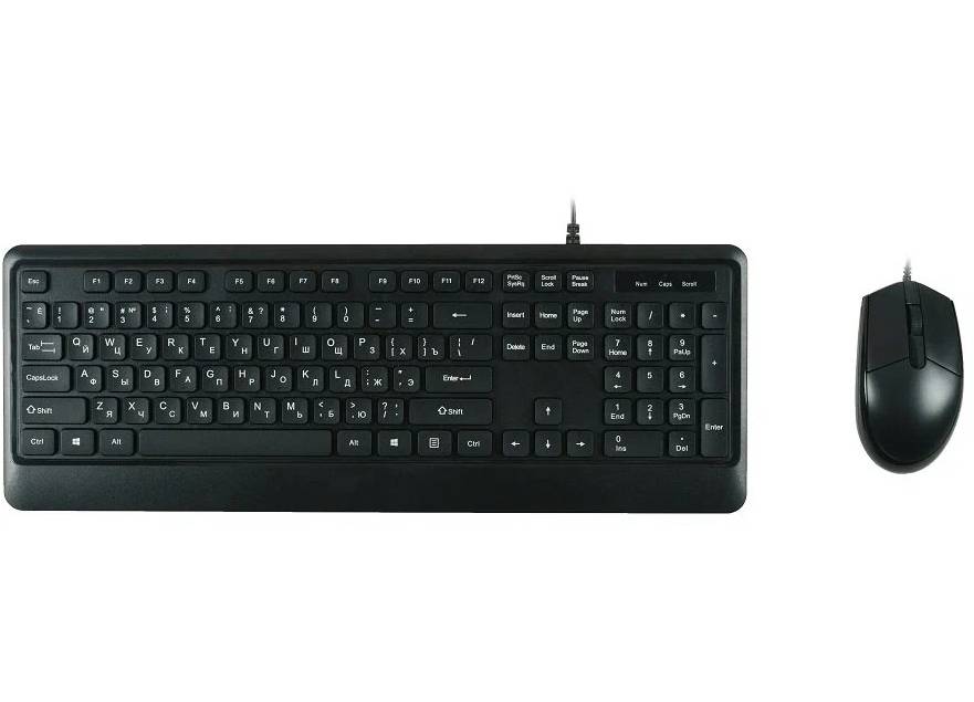 Комплект клавиатура и мышь Foxline MK120