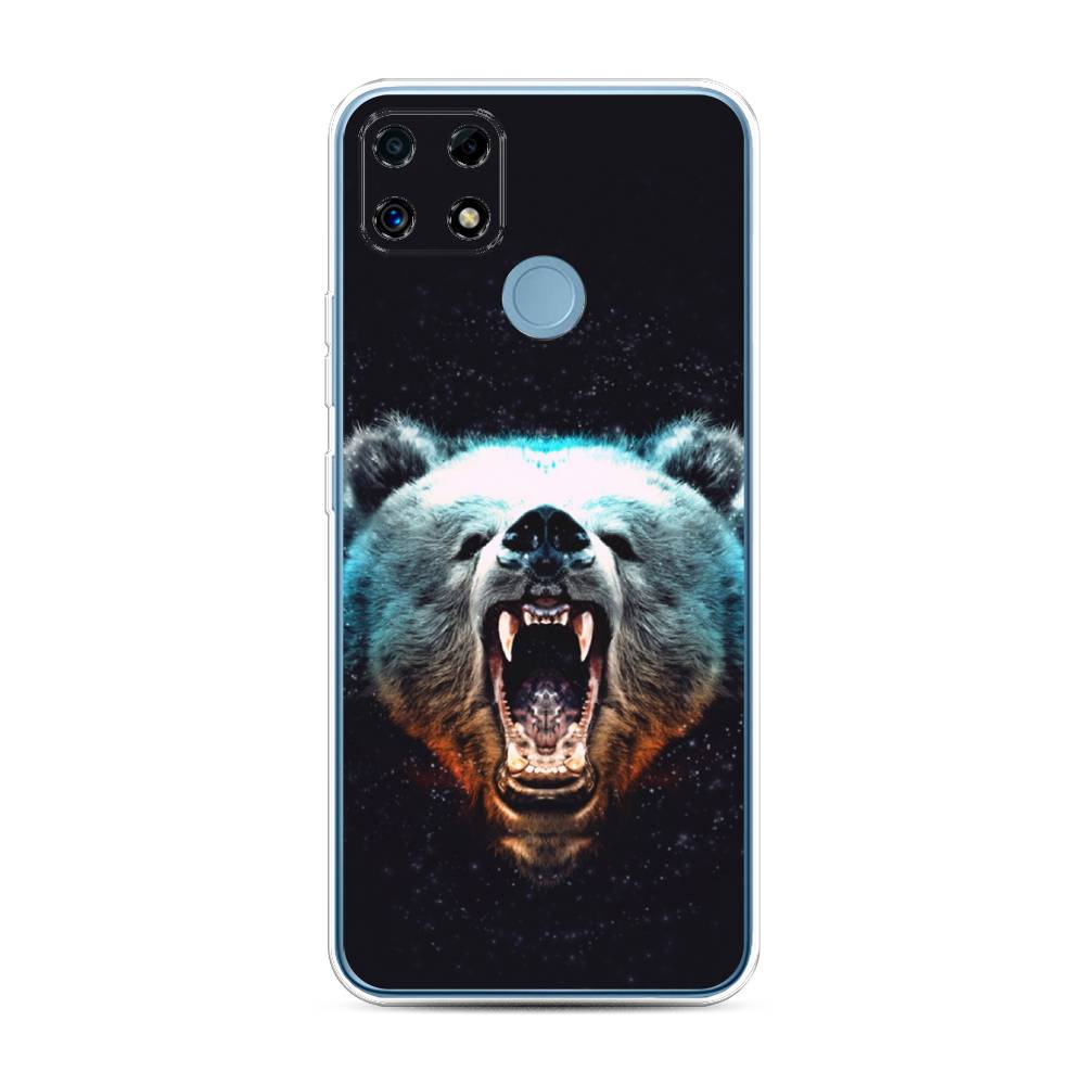 

Чехол Awog на Realme C25/C25s "Медведь", Разноцветный, 257450-2