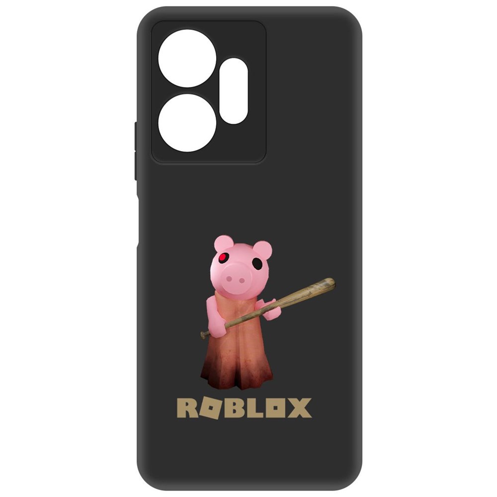 

Чехол-накладка Софт Roblox-Пигги для Infinix Zero 20 4G, Черный
