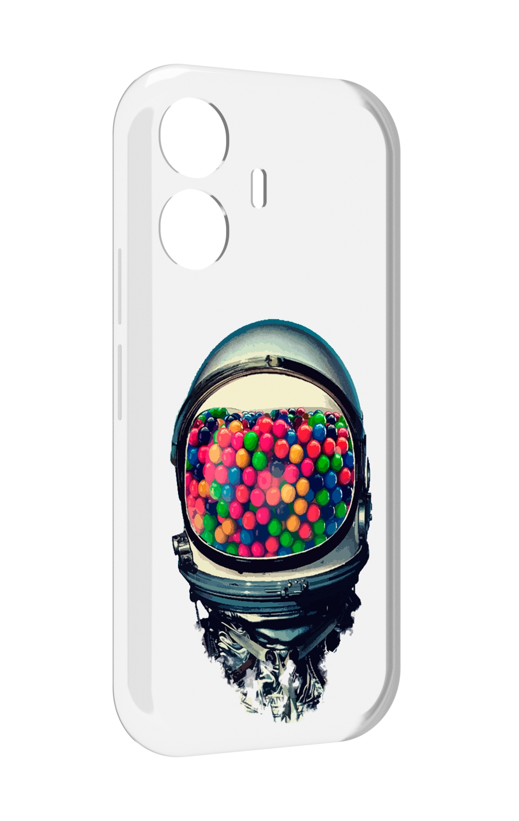

Чехол MyPads шлем космонавта для Vivo Y77E / Vivo iQOO Z6 Lite, Прозрачный, Tocco