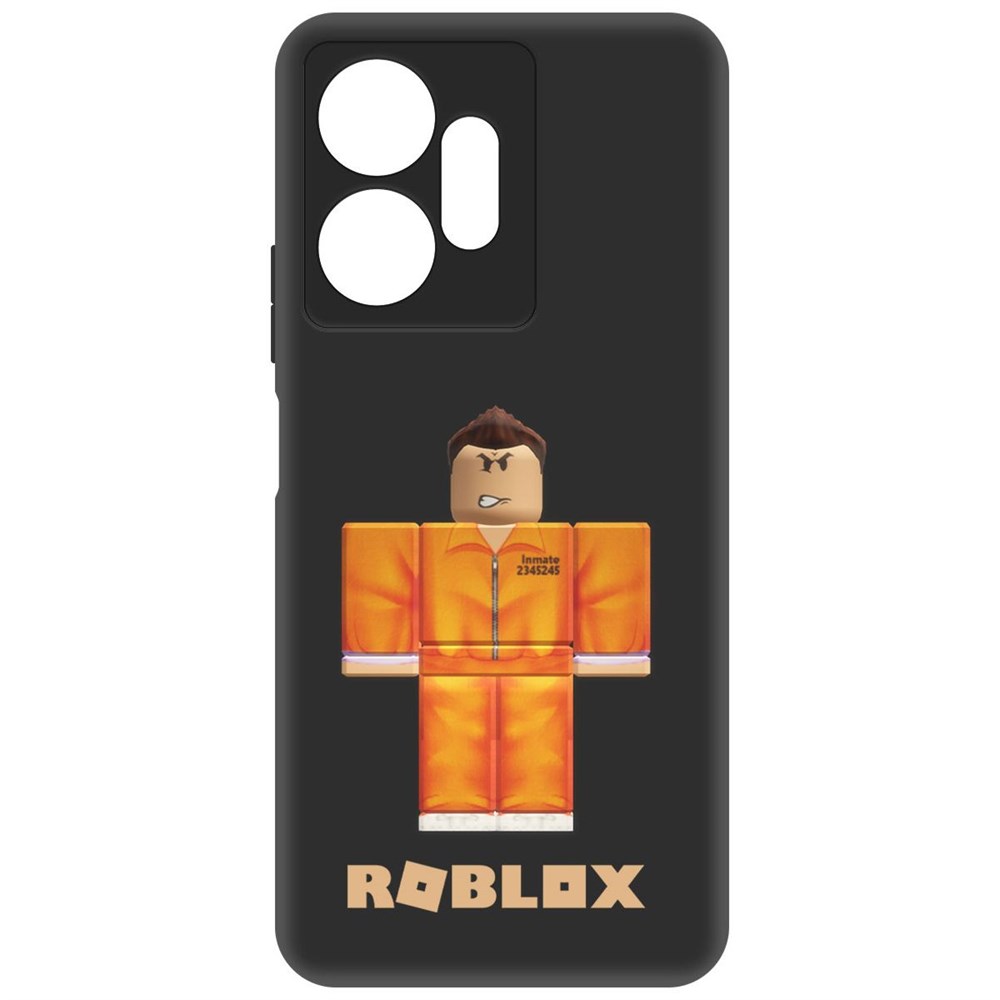 

Чехол-накладка Софт Roblox-Заключенный для Infinix Zero 20 4G, Черный