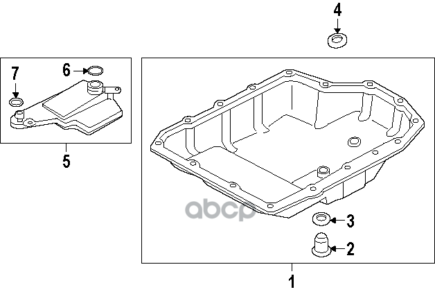 Фильтр Акпп Mazda Fz01-21-500 Mazda Cx-5 MAZDA арт. FZ01-21-500