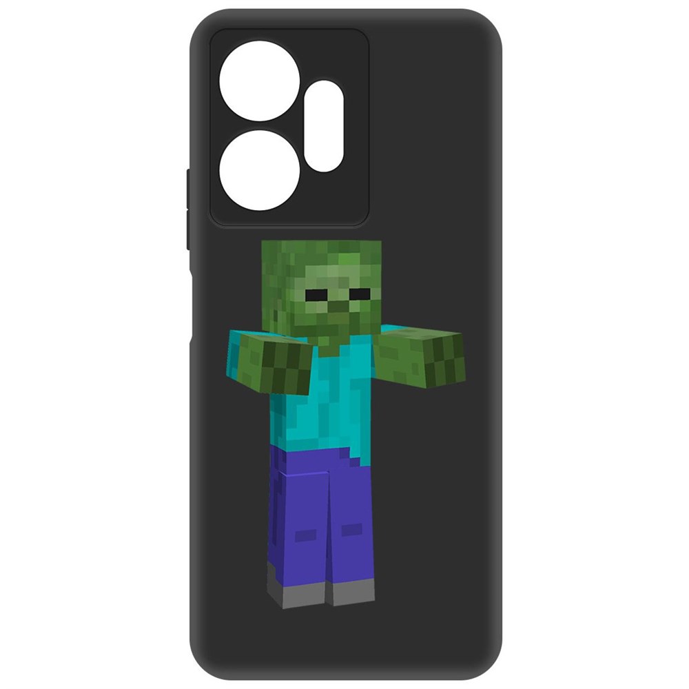 

Чехол-накладка Софт Minecraft-Гигант для Infinix Zero 20 4G, Черный