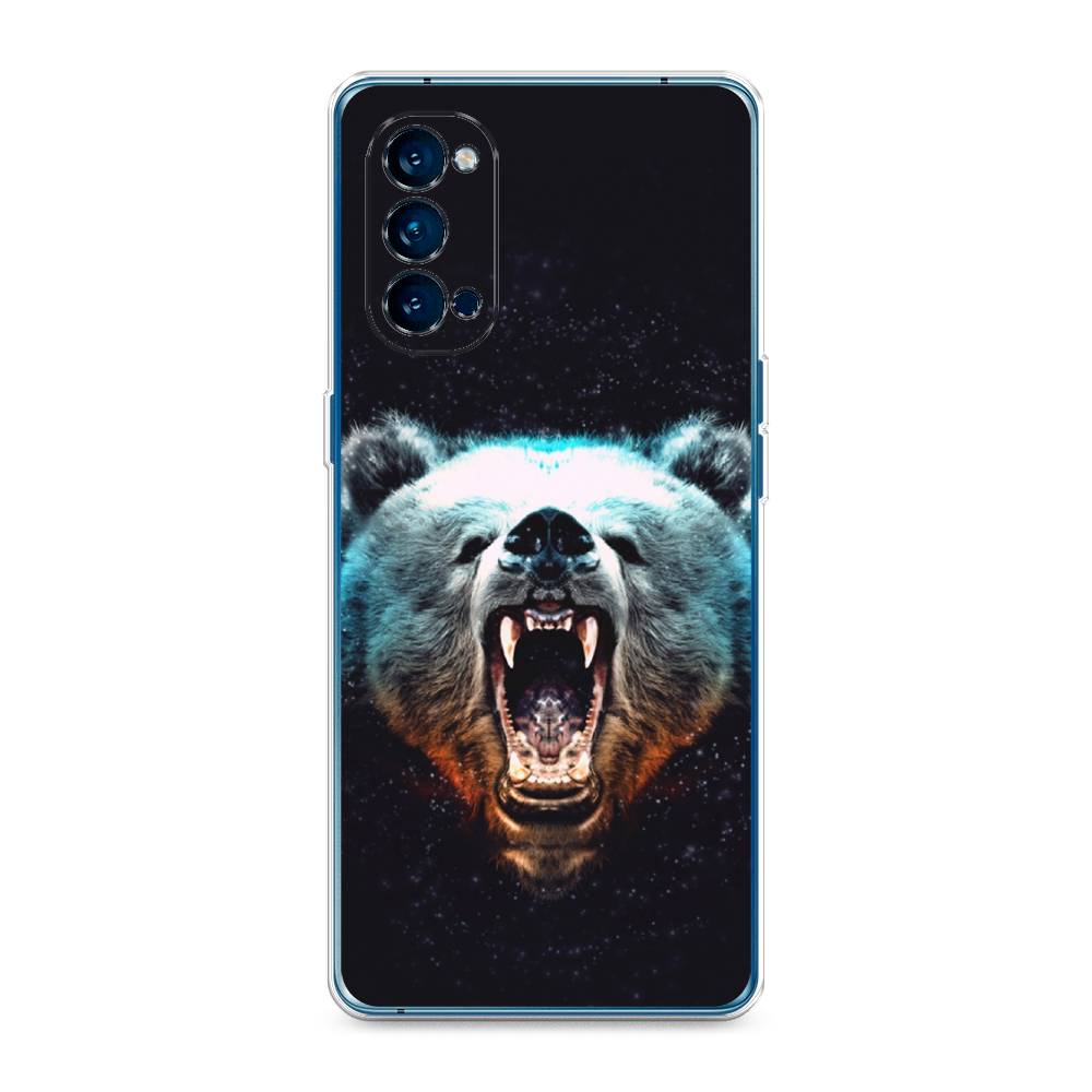 

Чехол Awog на Oppo Reno 4 Pro 5G "Медведь", Разноцветный, 253750-2