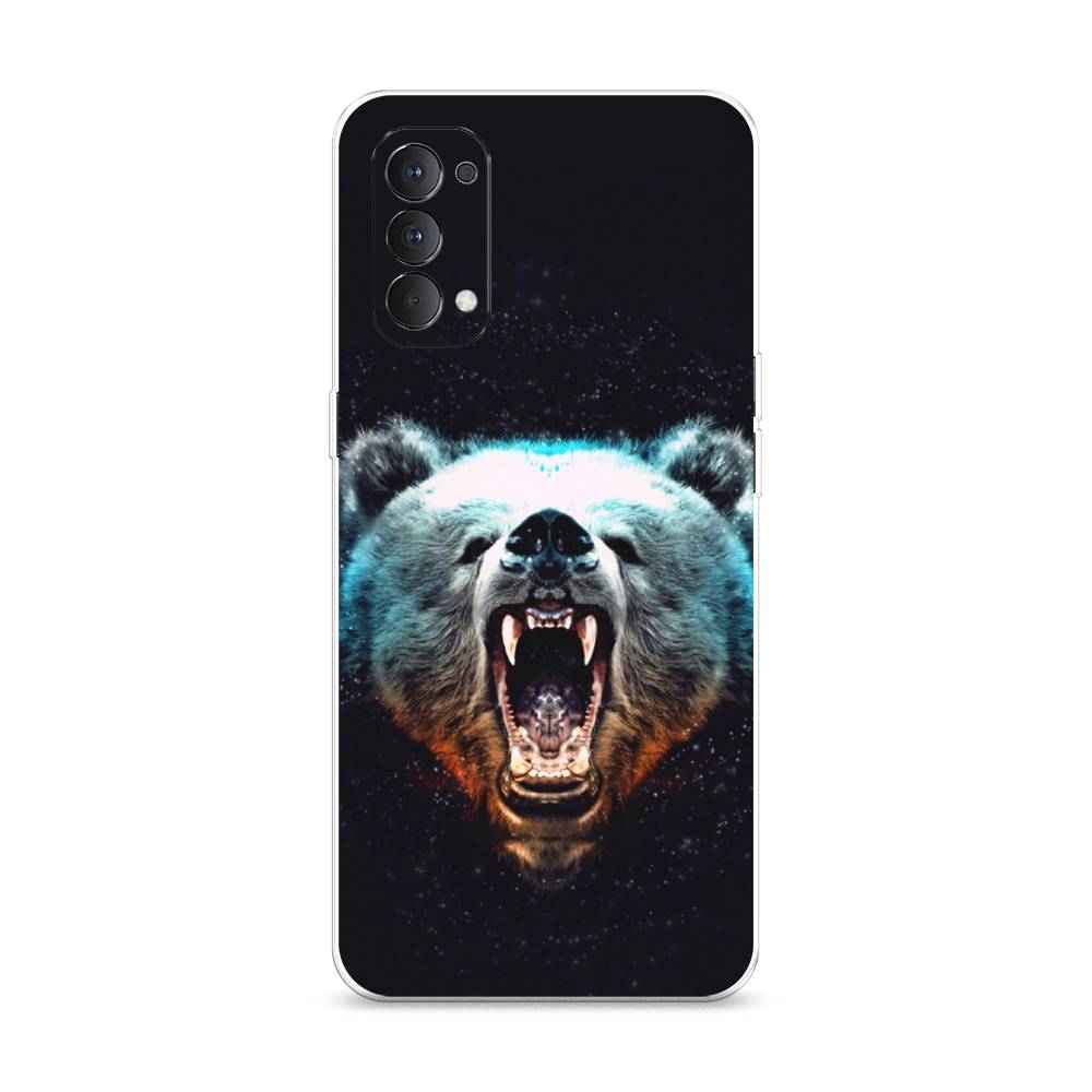 

Чехол Awog на Oppo Reno 4 4G "Медведь", Разноцветный, 259450-2