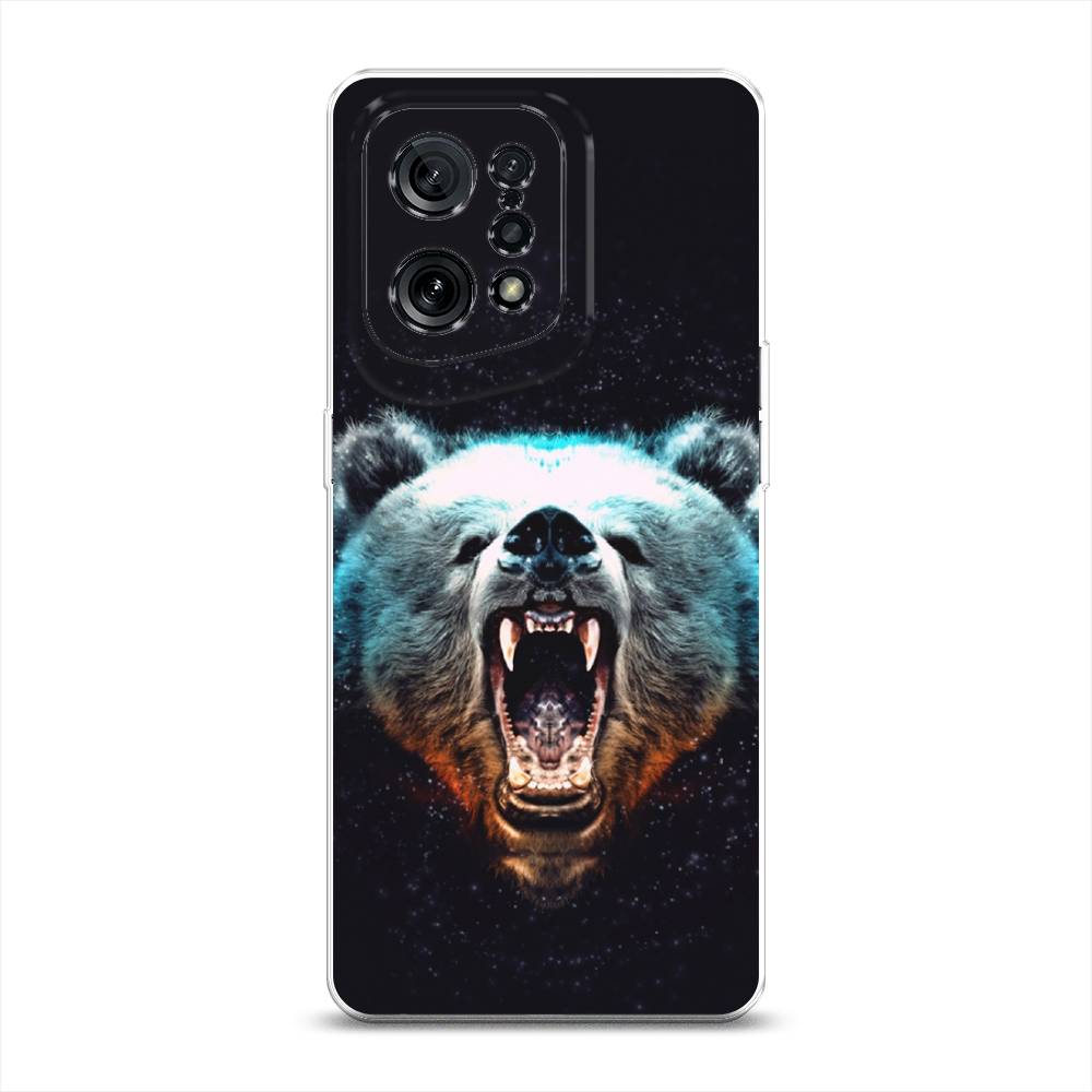 

Чехол Awog на Oppo Find X5 "Медведь", Разноцветный, 259750-2