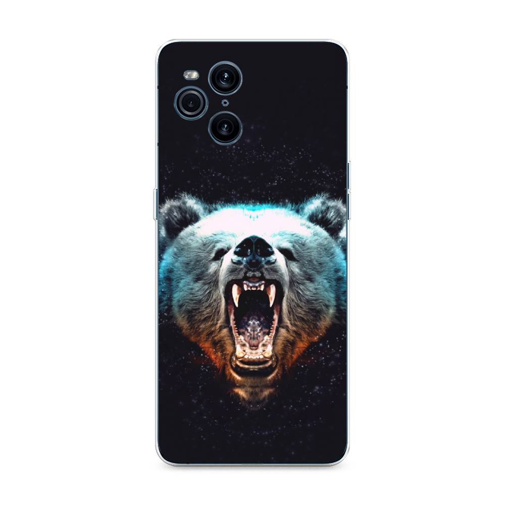 

Чехол Awog на Oppo Find X3 Pro "Медведь", Разноцветный, 255750-2
