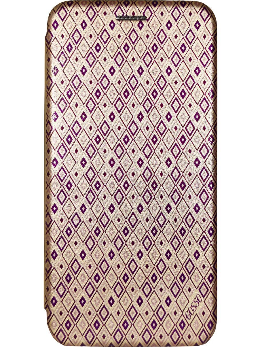 

Чехол-книжка на Infinix Hot 30i "Magic Rhombs P" золотой, Золотистый;фиолетовый, 159415