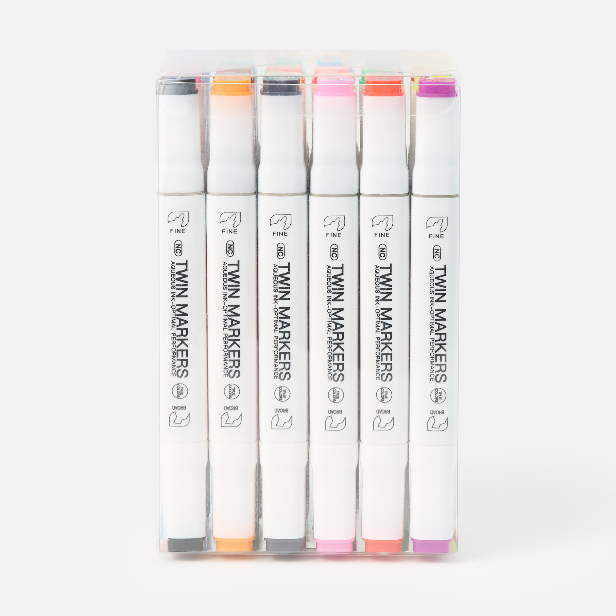 

Маркеры для скетчинга Xiao Long Group 24 шт, двухсторонние, Разноцветный