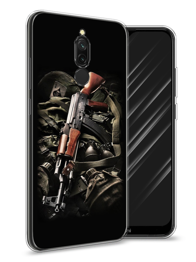 

Чехол Awog на Xiaomi Redmi 8 "Автомат", Разноцветный, 37150-5