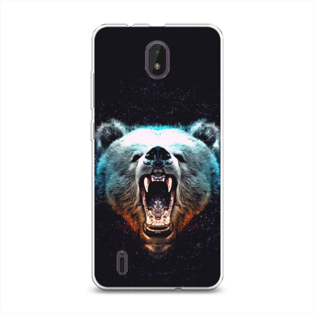 

Чехол Awog на Nokia C01 Plus / Нокиа C01 Плюс "Медведь", Разноцветный, 125250-2