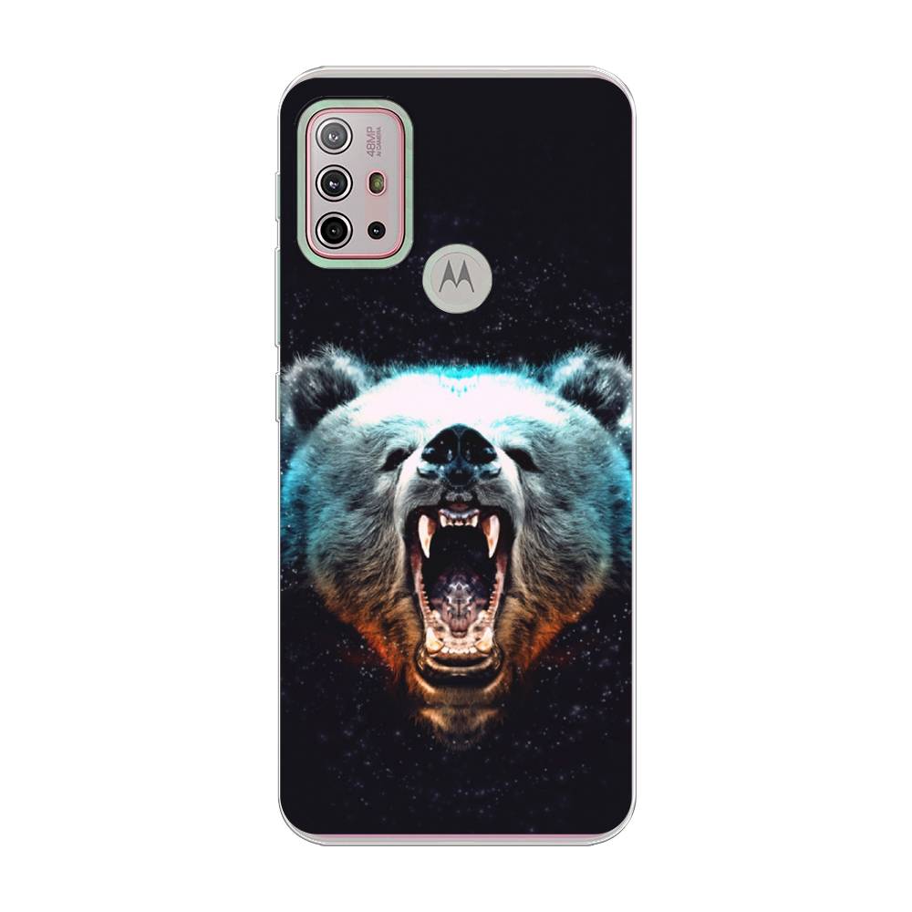 

Чехол Awog на Lenovo K13 Note/Motorola Moto G10/G20/G30 "Медведь", Разноцветный, 242150-2