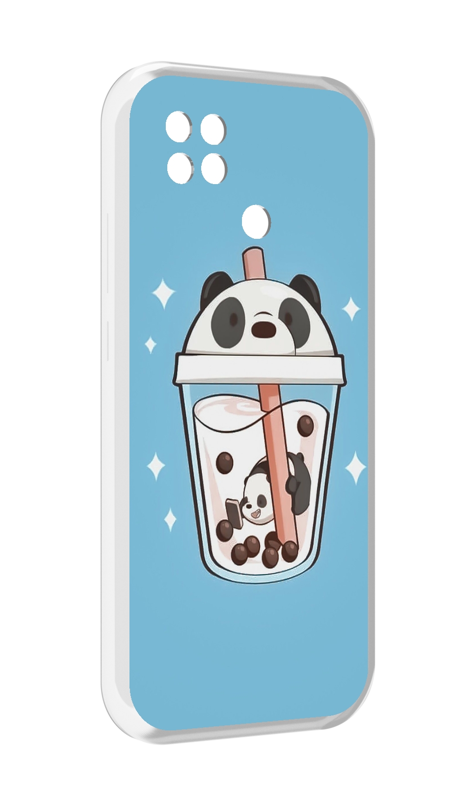 

Чехол MyPads Bubble tea для Xiaomi Poco C40, Прозрачный, Tocco