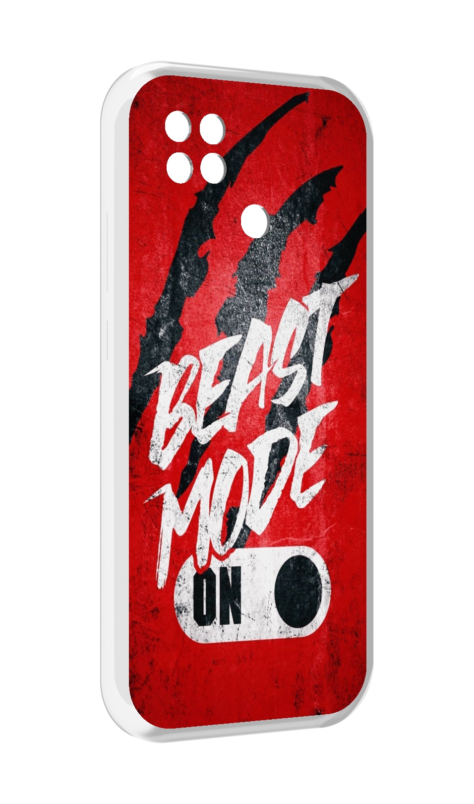 

Чехол MyPads BEAST inside You для Xiaomi Poco C40, Прозрачный, Tocco