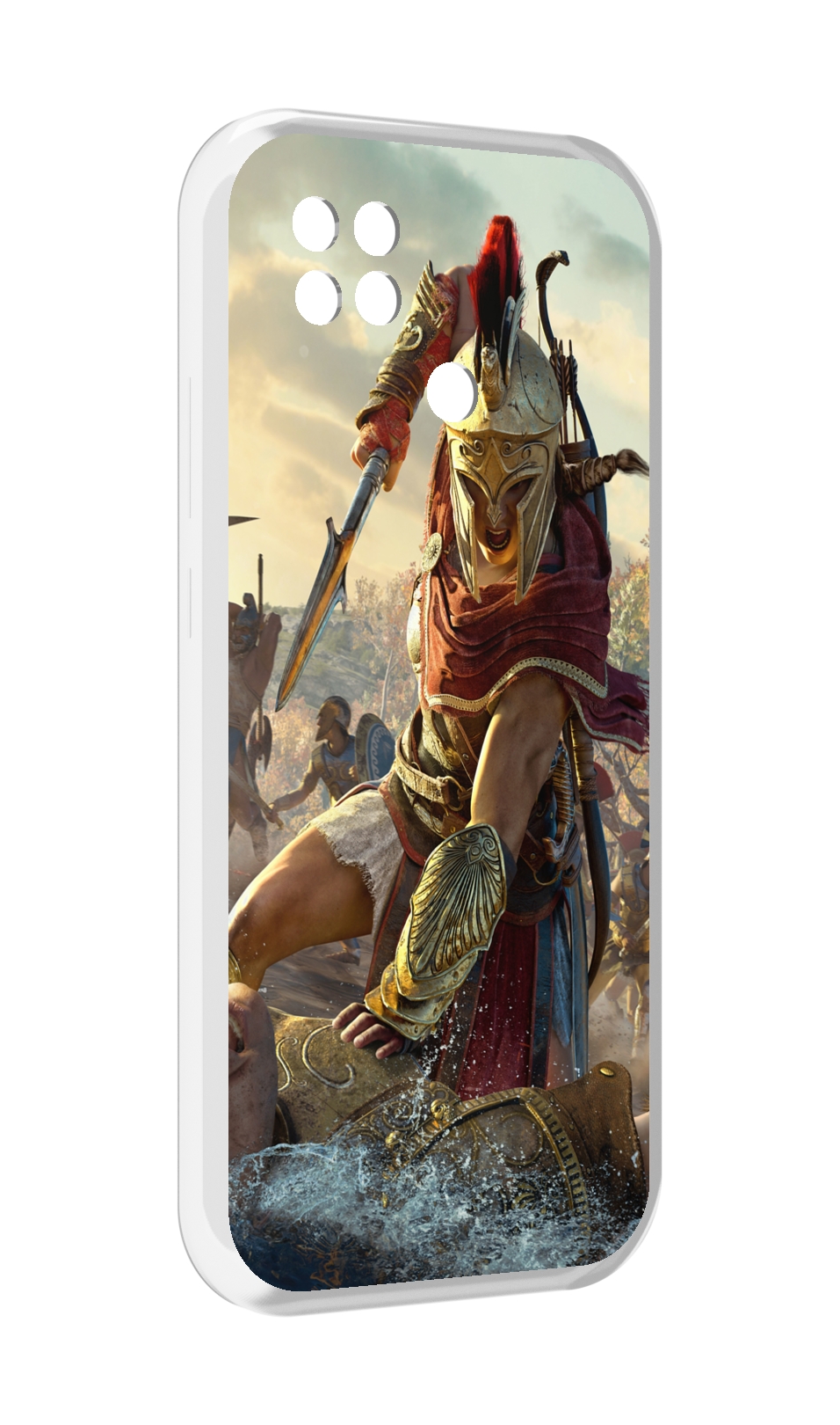 

Чехол MyPads Assassin's Creed Odyssey Kassandra мужской для Xiaomi Poco C40, Прозрачный, Tocco