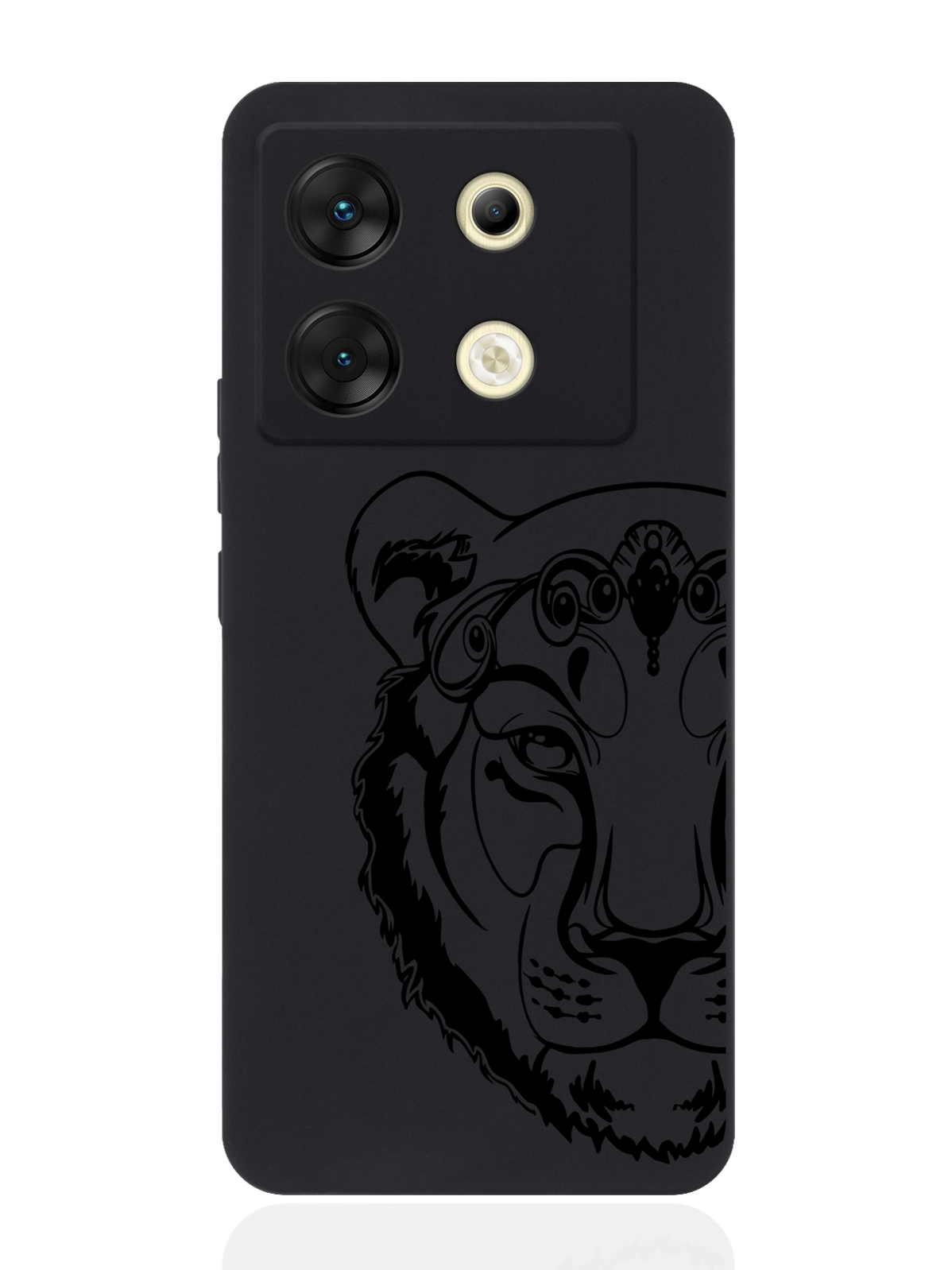 

Чехол для смартфона Infinix Zero 30 5G Львица, Черный, Infinix Zero 30 5G