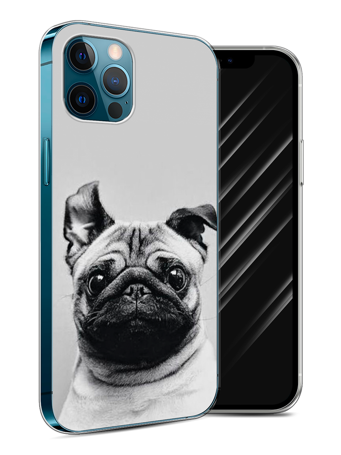 

Чехол Awog на Apple iPhone 12 Pro / Айфон 12 Pro "Ушастый мопс", Разноцветный, 12850-1