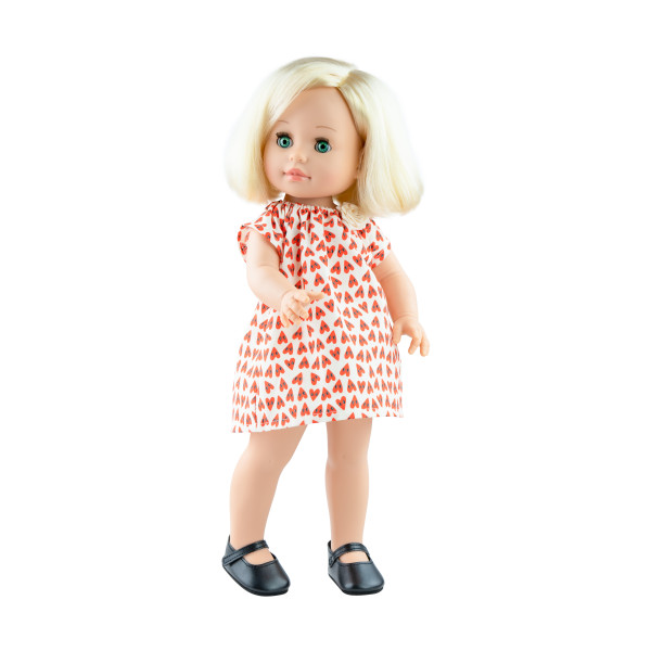 Кукла Paola Reina Soy Tu Лейре в платье с сердечками, 42 см 06037